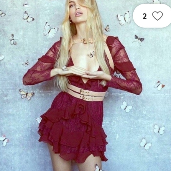 🍋For Love and Lemons Daphne Dress - Picture 3 of 16